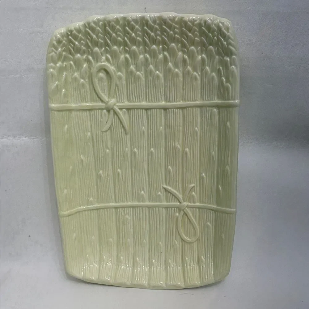 Fainancas Neto & Gomes Ida Portugal Green Asparagus Serve Platter 13 1/2 X 9 1/4
